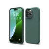 BFS  iPhone 16 Pro Kılıf Nano içi Kadife Silikon - Koyu Yeşil
