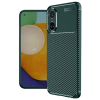 BFS  Oppo A60 Kılıf Auto Focus Karbon Kapak - Koyu Yeşil