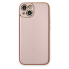BFS  iPhone 13 Kılıf Coco Karbon Silikon - Pembe