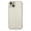 BFS  iPhone 13 Kılıf Coco Karbon Silikon - Beyaz