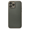 BFS  iPhone 13 Pro Kılıf Coco Karbon Silikon - Füme