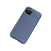 BFS  iPhone 11 Pro Kılıf Auto Focus Karbon Kapak - Lacivert