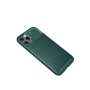 BFS  iPhone 12 Pro Max Kılıf Auto Focus Karbon Kapak - Yeşil