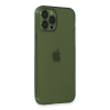 BFS  iPhone 12 Pro Max Kılıf Fly Lens Silikon - Yeşil