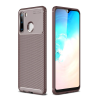 BFS  Samsung Galaxy A21 Kılıf Auto Focus Karbon Kapak - Kahverengi