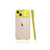 BFS  iPhone 13 Mini Kılıf Platin Kamera Koruma Silikon - Sarı