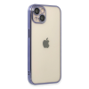 BFS  iPhone 13 Kılıf Razer Lensli Silikon - Mor