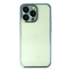 BFS  iPhone 13 Pro Kılıf Razer Lensli Silikon - Açık Mavi