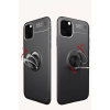BFS  iPhone 11 Pro Max Kılıf Range Yüzüklü Silikon - Kırmızı