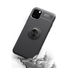 BFS  iPhone 11 Pro Kılıf Range Yüzüklü Silikon - Siyah-Mavi