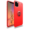 BFS  iPhone 11 Pro Kılıf Range Yüzüklü Silikon - Kırmızı