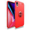 BFS  iPhone XR Kılıf Range Yüzüklü Silikon - Kırmızı