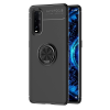 BFS  Oppo Find X2 Kılıf Range Yüzüklü Silikon - Siyah