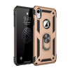 BFS  iPhone XR Kılıf Sofya Yüzüklü Silikon Kapak - Gold