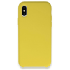 BFS  iPhone X Kılıf Lansman Legant Silikon - Sarı