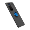 BFS  Huawei P40 Pro Kılıf Range Yüzüklü Silikon - Siyah-Mavi