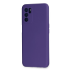BFS  Oppo A16 Kılıf Nano içi Kadife Silikon - Mor