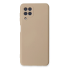 BFS  Samsung Galaxy A22 Kılıf Nano içi Kadife Silikon - Pudra