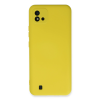 BFS  Realme C11 2021 Kılıf Nano içi Kadife Silikon - Sarı