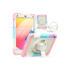 BFS  iPad 5 Air 9.7 Kılıf Tablet Rainbow Kapak - Pembe