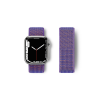 BFS  Apple Watch 42mm Hasırlı Cırtcırtlı Kordon - Lila
