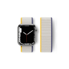 BFS  Apple Watch 42mm Hasırlı Cırtcırtlı Kordon - Beyaz