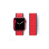 BFS  Apple Watch 42mm Hasırlı Cırtcırtlı Kordon - Kırmızı