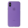 BFS  iPhone XS Max Kılıf PP Ultra İnce Kapak - Mor