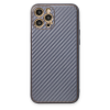 BFS  iPhone 12 Pro Max Kılıf Coco Karbon Silikon - Gri