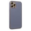 BFS  iPhone 12 Pro Max Kılıf Coco Karbon Silikon - Gri