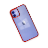 BFS  iPhone 12 Kılıf Element Silikon - Kırmızı