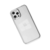 BFS  iPhone 12 Pro Max Kılıf Element Silikon - Gümüş