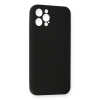 BFS  iPhone 12 Pro Max Kılıf Nano içi Kadife Silikon - Siyah