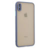 BFS  iPhone X Kılıf Montreal Silikon Kapak - Gri