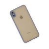 BFS  iPhone X Kılıf Montreal Silikon Kapak - Gri