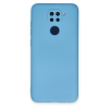 BFS  Xiaomi Redmi Note 9 Kılıf Nano içi Kadife Silikon - Mavi