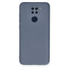 BFS  Xiaomi Redmi Note 9 Kılıf Nano içi Kadife Silikon - Gri