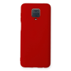 BFS  Xiaomi Redmi Note 9 Pro Kılıf Nano içi Kadife Silikon - Kırmızı