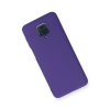 BFS  Xiaomi Redmi Note 9 Pro Kılıf Nano içi Kadife Silikon - Mor