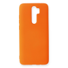 BFS  Xiaomi Redmi Note 8 Pro Kılıf Nano içi Kadife Silikon - Turuncu