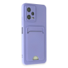 BFS  Xiaomi Redmi Note 12 4G Kılıf Kelvin Kartvizitli Silikon - Lila