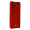 BFS  Xiaomi Redmi Note 12 4G Kılıf Kelvin Kartvizitli Silikon - Kırmızı