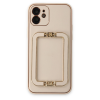 BFS  iPhone 12 Kılıf Coco Elit Kapak - Gold