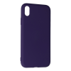 BFS  iPhone XR Kılıf Nano içi Kadife Silikon - Mor