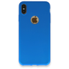 BFS  iPhone XS Max Kılıf First Silikon - Mavi
