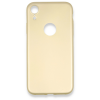 BFS  iPhone XR Kılıf First Silikon - Gold