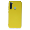 BFS  Xiaomi Redmi Note 8 Kılıf Nano içi Kadife Silikon - Sarı