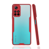BFS  Xiaomi Redmi Note 11T Kılıf Platin Silikon - Kırmızı