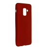 BFS  Samsung Galaxy A8 2018 Kılıf First Silikon - Bordo