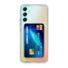 BFS  Samsung Galaxy A34 5G Kılıf Kart Şeffaf Silikon - Şeffaf